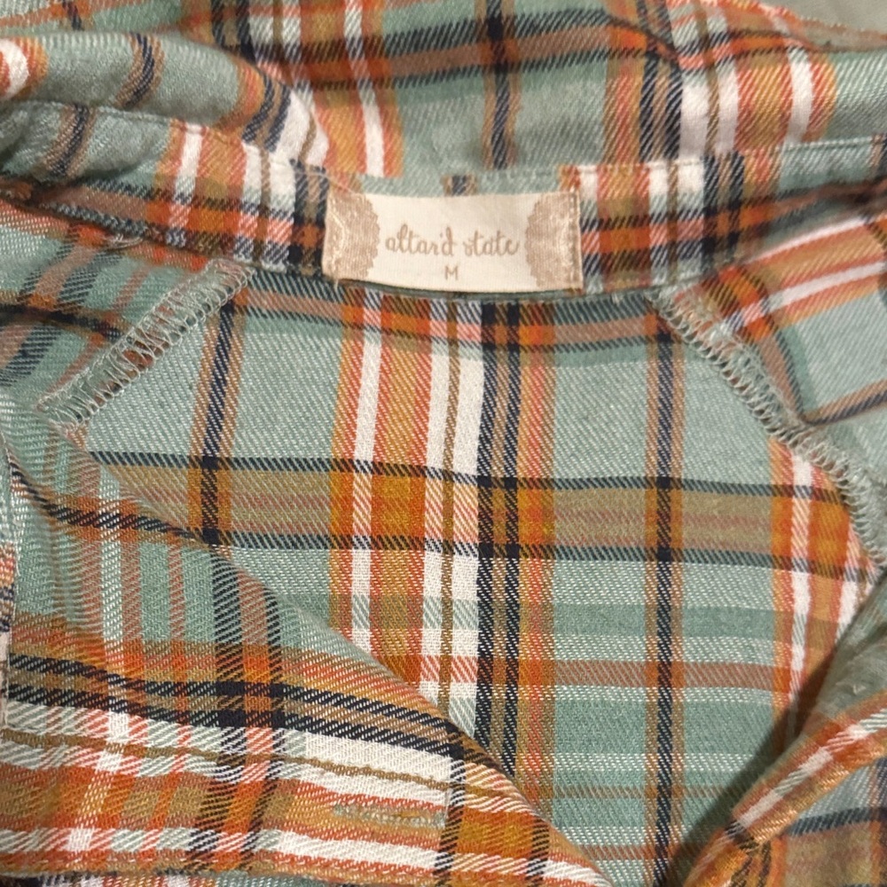 Altard State Plaid Button-Up Shirt Flannel